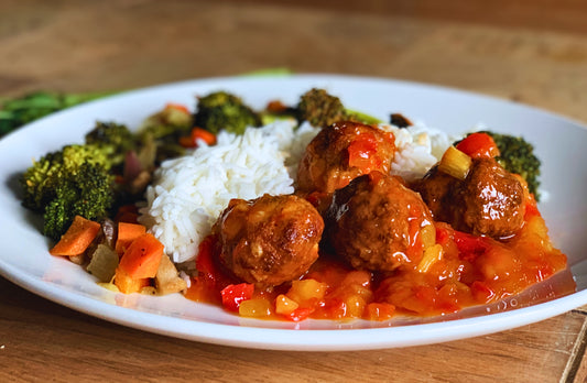 Boulettes de dinde aux ananas